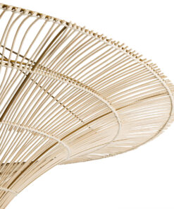 GLOBOSTAR® PALERMO 02309 Boho Φωτιστικό Οροφής με Ντουί 1 x E27 AC 220-240V IP20 - Μπεζ - Μ150 x Π150 x Υ78cm 15 02309 7