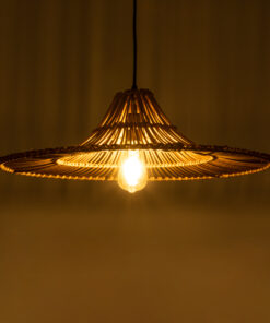 Alternative view of GLOBOSTAR® PALERMO 02310 Boho Κρεμαστό Φωτιστικό Οροφής με Ντουί 1 x E27 AC 220-240V IP20 - Καφέ - Μ60 x Π60 x Υ18cm