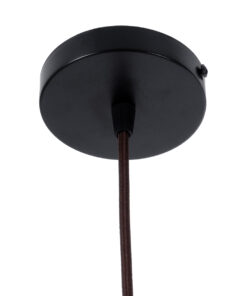 GLOBOSTAR® PALERMO 02310 Boho Κρεμαστό Φωτιστικό Οροφής με Ντουί 1 x E27 AC 220-240V IP20 - Καφέ - Μ60 x Π60 x Υ18cm 19 02310 8