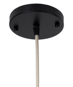 GLOBOSTAR® PRAIA 02317 Μοντέρνο Κρεμαστό Φωτιστικό Οροφής με Ντουί 2 x E27 AC 220-240V IP20 - Μπεζ & Λευκό - Μ25 x Π25 x Υ145cm 19 02317 08