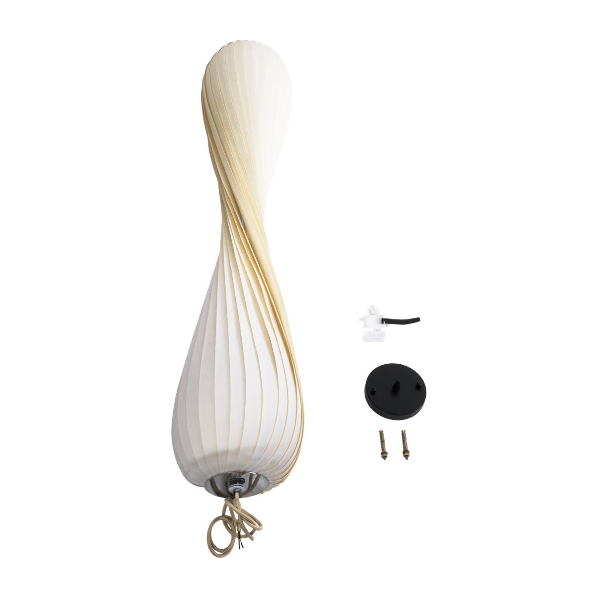 GLOBOSTAR® PRAIA 02317 Μοντέρνο Κρεμαστό Φωτιστικό Οροφής με Ντουί 2 x E27 AC 220-240V IP20 - Μπεζ & Λευκό - Μ25 x Π25 x Υ145cm 11 GLOBOSTAR® PRAIA 02317 Μοντέρνο Κρεμαστό Φωτιστικό Οροφής με Ντουί 2 x E27 AC 220-240V IP20 - Μπεζ & Λευκό - Μ25 x Π25 x Υ145cm - Image 9