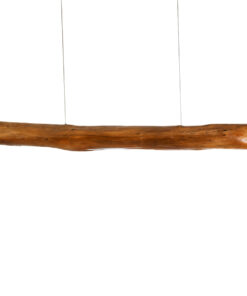 GLOBOSTAR® KATRINA 02320 Μοντέρνο Κρεμαστό Φωτιστικό Οροφής LED 24W 1920lm 120° AC 220-240V IP20 Φυσικό Λευκό 4500K - Lumileds SMD Chip - Καφέ - Μ10 x Π10 x Υ100cm - 2 Χρόνια Εγγύηση 16 02320 5