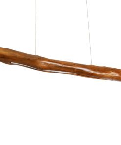 GLOBOSTAR® KATRINA 02320 Μοντέρνο Κρεμαστό Φωτιστικό Οροφής LED 24W 1920lm 120° AC 220-240V IP20 Φυσικό Λευκό 4500K - Lumileds SMD Chip - Καφέ - Μ10 x Π10 x Υ100cm - 2 Χρόνια Εγγύηση 18 02320 7