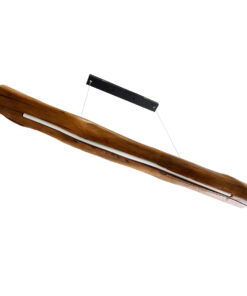 GLOBOSTAR® KATRINA 02320 Μοντέρνο Κρεμαστό Φωτιστικό Οροφής LED 24W 1920lm 120° AC 220-240V IP20 Φυσικό Λευκό 4500K - Lumileds SMD Chip - Καφέ - Μ10 x Π10 x Υ100cm - 2 Χρόνια Εγγύηση 19 02320 8