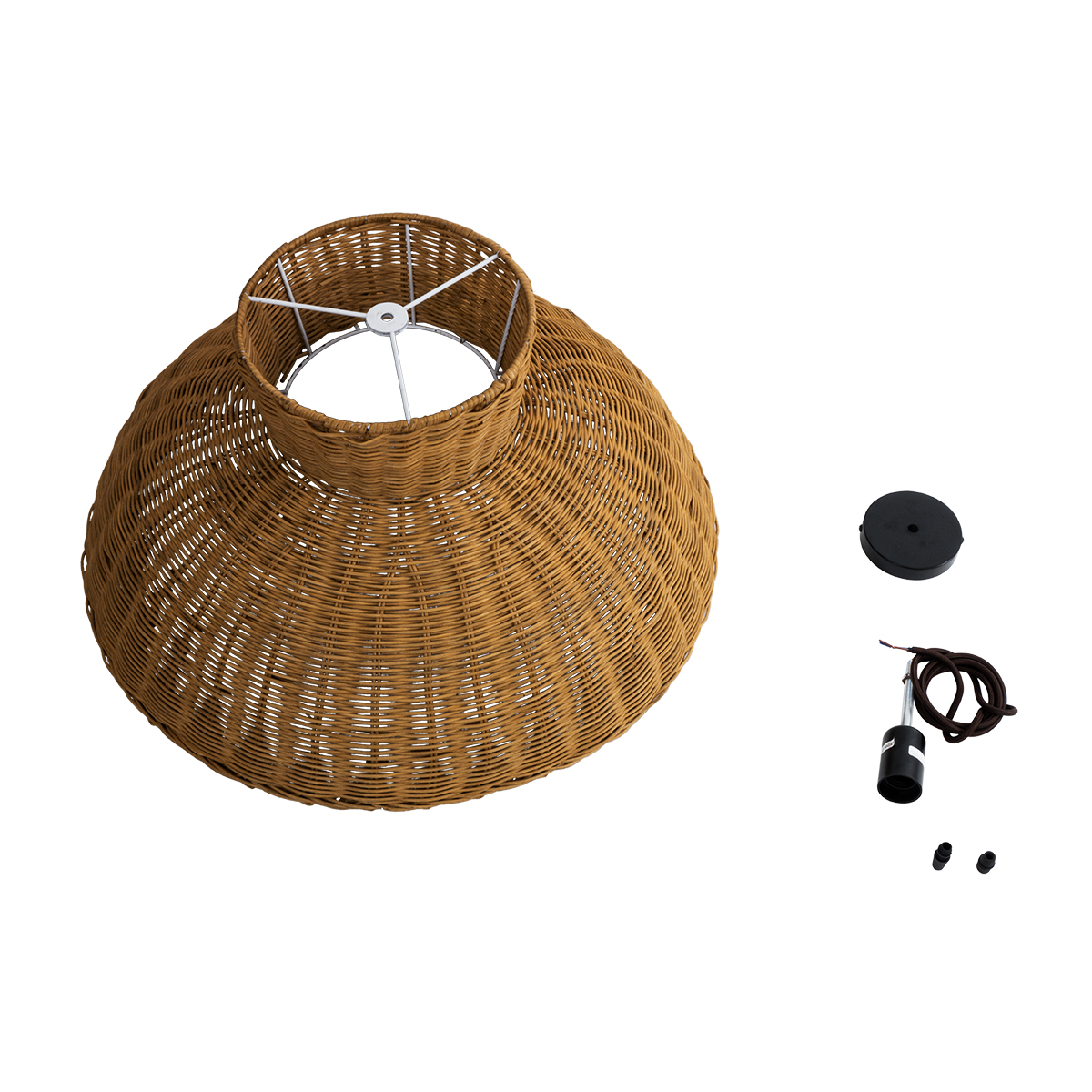 GLOBOSTAR® MALABO 02328 Boho Κρεμαστό Φωτιστικό Οροφής με Ντουί 1 x E27 AC 220-240V IP20 - Καφέ - Μ60 x Π60 x Υ31cm 12 GLOBOSTAR® MALABO 02328 Boho Κρεμαστό Φωτιστικό Οροφής με Ντουί 1 x E27 AC 220-240V IP20 - Καφέ - Μ60 x Π60 x Υ31cm - Image 10