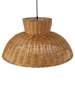 GLOBOSTAR® MALABO 02328 Boho Κρεμαστό Φωτιστικό Οροφής με Ντουί 1 x E27 AC 220-240V IP20 - Καφέ - Μ60 x Π60 x Υ31cm 18 02328 6