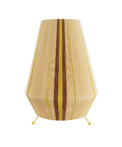 GloboStar® SALERNO 02331 Boho Επιδαπέδιο Φωτιστικό Μονόφωτο 1 x E27 IP20 Μπεζ, Καφε & Κίτρινο Βαμβακερό Νήμα - Μ50 x Π50 x Υ70cm 11 02331 4