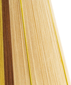 GloboStar® SALERNO 02331 Boho Επιδαπέδιο Φωτιστικό Μονόφωτο 1 x E27 IP20 Μπεζ, Καφε & Κίτρινο Βαμβακερό Νήμα - Μ50 x Π50 x Υ70cm 12 02331 5