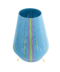 Alternative view of GloboStar® SALERNO 02333 Boho Επιδαπέδιο Φωτιστικό Μονόφωτο 1 x E27 IP20 Πολύχρωμο Βαμβακερό Νήμα - Μ50 x Π50 x Υ70cm