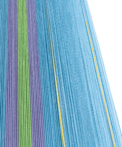 GloboStar® SALERNO 02333 Boho Επιδαπέδιο Φωτιστικό Μονόφωτο 1 x E27 IP20 Πολύχρωμο Βαμβακερό Νήμα - Μ50 x Π50 x Υ70cm 12 02333 5