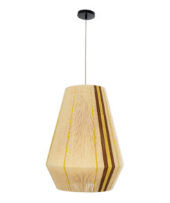 GLOBOSTAR® SALERNO 02334 Boho Κρεμαστό Φωτιστικό Οροφής με Ντουί 1 x E27 AC 220-240V IP20 - Μπεζ & Καφέ - Μ50 x Π50 x Υ60cm 13 02334 4