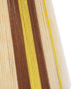 GLOBOSTAR® SALERNO 02334 Boho Κρεμαστό Φωτιστικό Οροφής με Ντουί 1 x E27 AC 220-240V IP20 - Μπεζ & Καφέ - Μ50 x Π50 x Υ60cm 17 02334 8