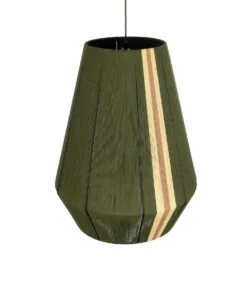 GLOBOSTAR® SALERNO 02335 Boho Κρεμαστό Φωτιστικό Οροφής με Ντουί 1 x E27 AC 220-240V IP20 - Λαδί, Μπεζ & Καφέ - Μ50 x Π50 x Υ60cm 15 02335 6