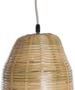 GLOBOSTAR® WAIKIKI 02350 Boho Κρεμαστό Φωτιστικό Οροφής με Ντουί 1 x E27 AC 220-240V IP20 - Μπεζ - Μ20 x Π20 x Υ80cm 18 02350 8