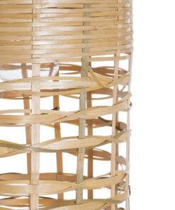 GLOBOSTAR® WAIKIKI 02350 Boho Κρεμαστό Φωτιστικό Οροφής με Ντουί 1 x E27 AC 220-240V IP20 - Μπεζ - Μ20 x Π20 x Υ80cm 19 02350 9