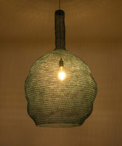 Alternative view of GLOBOSTAR® KENTUCKY 02355 Vintage Κρεμαστό Φωτιστικό Οροφής με Ντουί 1 x E27 AC 220-240V IP20 - Τιρκουάζ - Μ60 x Π60 x Υ90cm