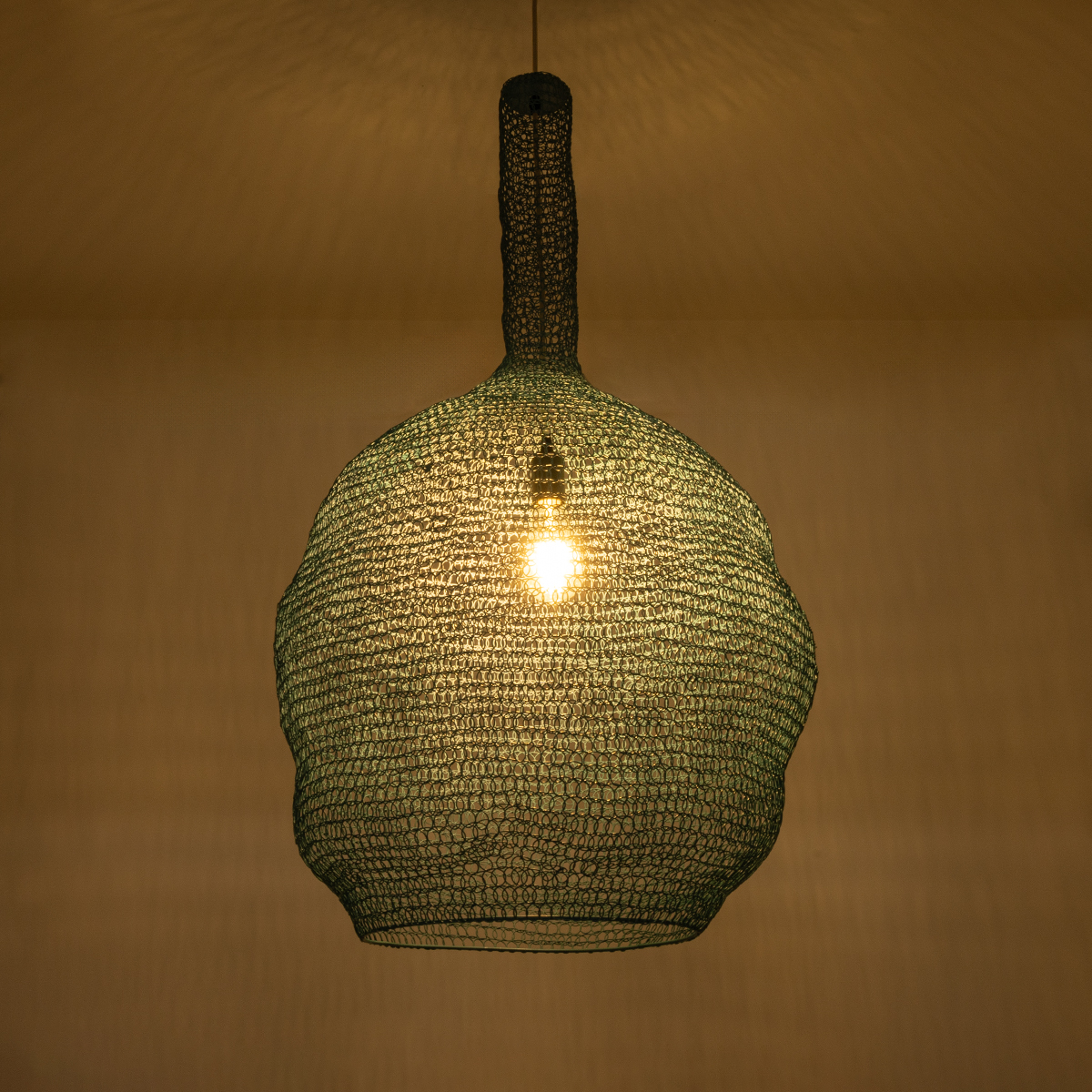 GLOBOSTAR® KENTUCKY 02355 Vintage Κρεμαστό Φωτιστικό Οροφής με Ντουί 1 x E27 AC 220-240V IP20 - Τιρκουάζ - Μ60 x Π60 x Υ90cm 4 GLOBOSTAR® KENTUCKY 02355 Vintage Κρεμαστό Φωτιστικό Οροφής με Ντουί 1 x E27 AC 220-240V IP20 - Τιρκουάζ - Μ60 x Π60 x Υ90cm - Image 2