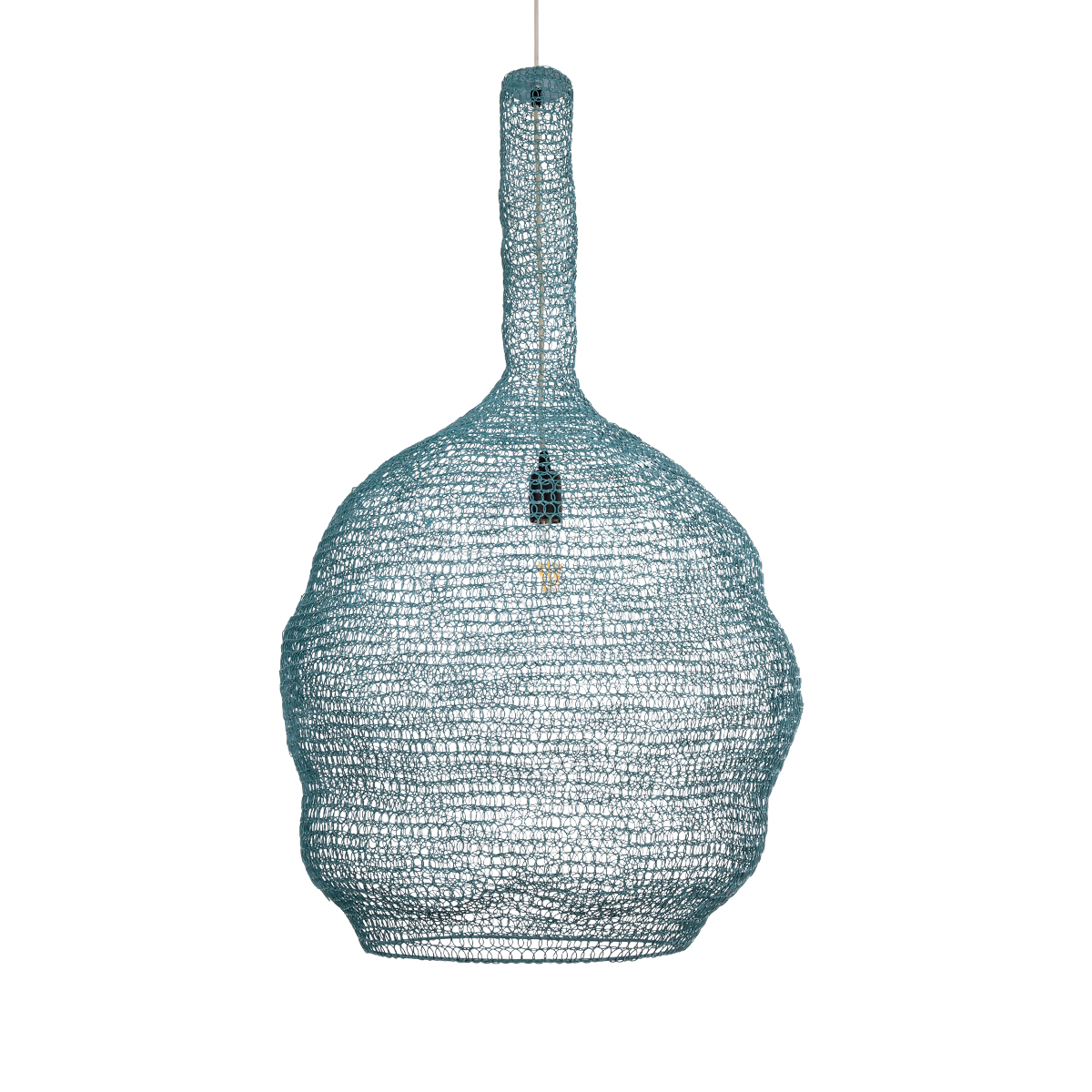 GLOBOSTAR® KENTUCKY 02355 Vintage Κρεμαστό Φωτιστικό Οροφής με Ντουί 1 x E27 AC 220-240V IP20 - Τιρκουάζ - Μ60 x Π60 x Υ90cm 6 GLOBOSTAR® KENTUCKY 02355 Vintage Κρεμαστό Φωτιστικό Οροφής με Ντουί 1 x E27 AC 220-240V IP20 - Τιρκουάζ - Μ60 x Π60 x Υ90cm - Image 4