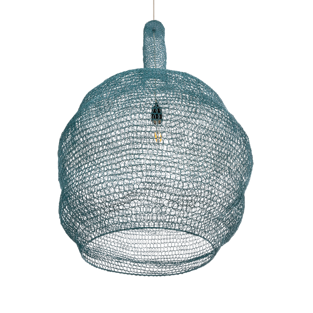 GLOBOSTAR® KENTUCKY 02355 Vintage Κρεμαστό Φωτιστικό Οροφής με Ντουί 1 x E27 AC 220-240V IP20 - Τιρκουάζ - Μ60 x Π60 x Υ90cm 7 GLOBOSTAR® KENTUCKY 02355 Vintage Κρεμαστό Φωτιστικό Οροφής με Ντουί 1 x E27 AC 220-240V IP20 - Τιρκουάζ - Μ60 x Π60 x Υ90cm - Image 5