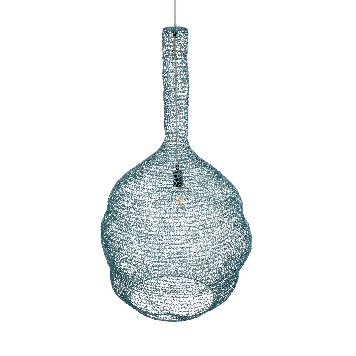 GLOBOSTAR® KENTUCKY 02355 Vintage Κρεμαστό Φωτιστικό Οροφής με Ντουί 1 x E27 AC 220-240V IP20 - Τιρκουάζ - Μ60 x Π60 x Υ90cm 8 GLOBOSTAR® KENTUCKY 02355 Vintage Κρεμαστό Φωτιστικό Οροφής με Ντουί 1 x E27 AC 220-240V IP20 - Τιρκουάζ - Μ60 x Π60 x Υ90cm - Image 6