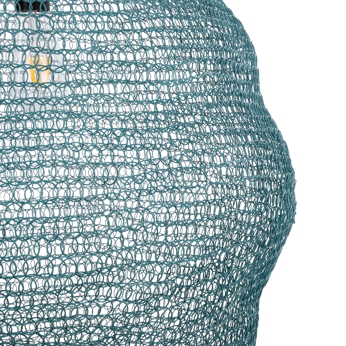 GLOBOSTAR® KENTUCKY 02355 Vintage Κρεμαστό Φωτιστικό Οροφής με Ντουί 1 x E27 AC 220-240V IP20 - Τιρκουάζ - Μ60 x Π60 x Υ90cm 10 GLOBOSTAR® KENTUCKY 02355 Vintage Κρεμαστό Φωτιστικό Οροφής με Ντουί 1 x E27 AC 220-240V IP20 - Τιρκουάζ - Μ60 x Π60 x Υ90cm - Image 8