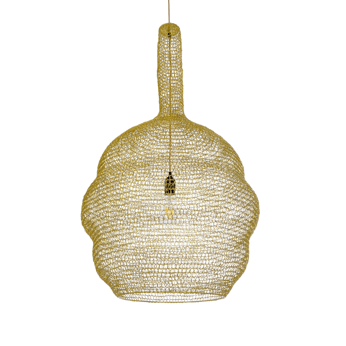 GLOBOSTAR® KENTUCKY 02357 Vintage Κρεμαστό Φωτιστικό Οροφής με Ντουί 1 x E27 AC 220-240V IP20 - Χρυσό - Μ60 x Π60 x Υ90cm 3 GloboStar® GLOBOSTAR® KENTUCKY 02357 Vintage Κρεμαστό Φωτιστικό Οροφής με Ντουί 1 x E27 AC 220-240V IP20 - Χρυσό - Μ60 x Π60 x Υ90cm