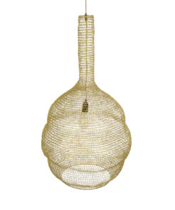 GLOBOSTAR® KENTUCKY 02357 Vintage Κρεμαστό Φωτιστικό Οροφής με Ντουί 1 x E27 AC 220-240V IP20 - Χρυσό - Μ60 x Π60 x Υ90cm 17 02357 7