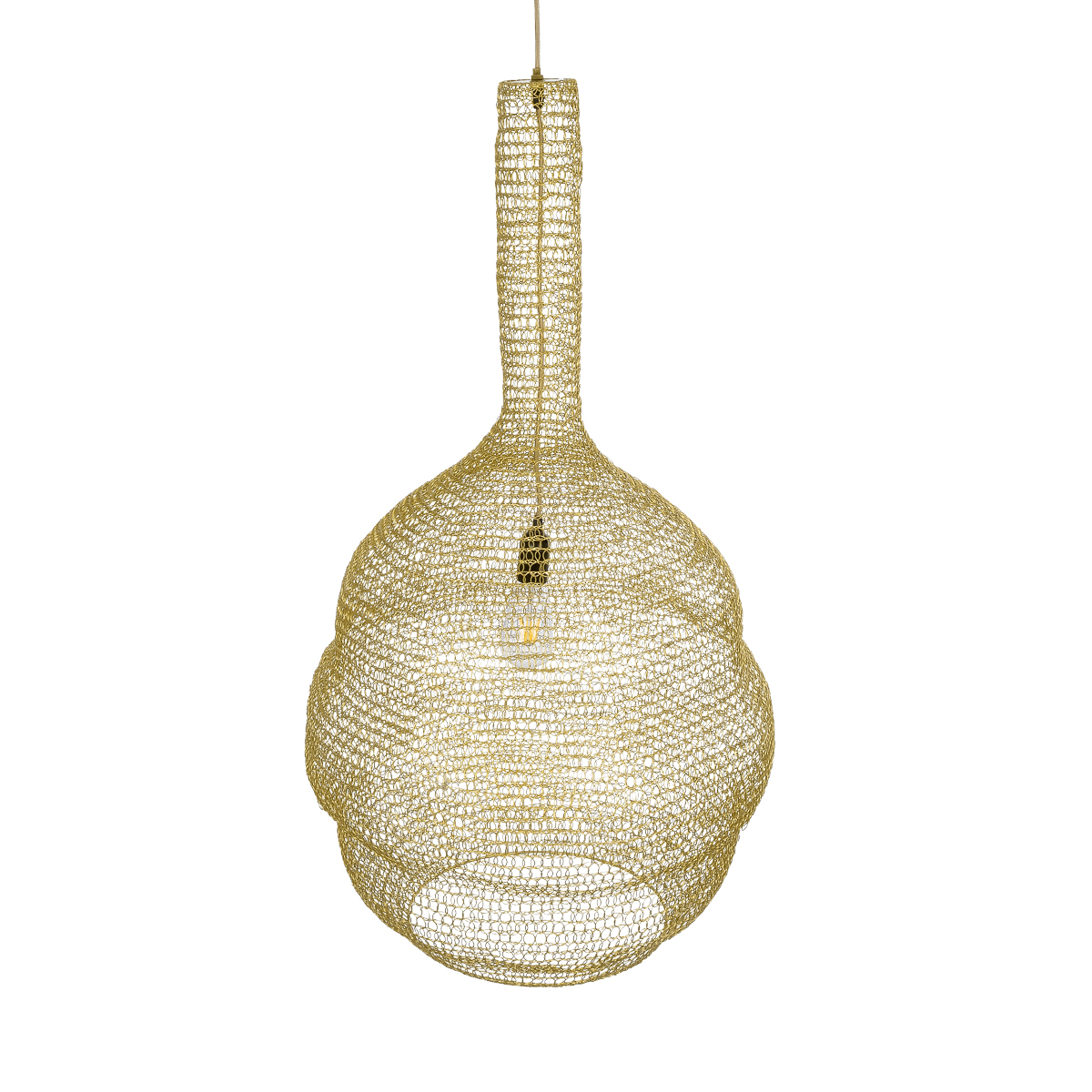 GLOBOSTAR® KENTUCKY 02357 Vintage Κρεμαστό Φωτιστικό Οροφής με Ντουί 1 x E27 AC 220-240V IP20 - Χρυσό - Μ60 x Π60 x Υ90cm 8 GLOBOSTAR® KENTUCKY 02357 Vintage Κρεμαστό Φωτιστικό Οροφής με Ντουί 1 x E27 AC 220-240V IP20 - Χρυσό - Μ60 x Π60 x Υ90cm - Image 6