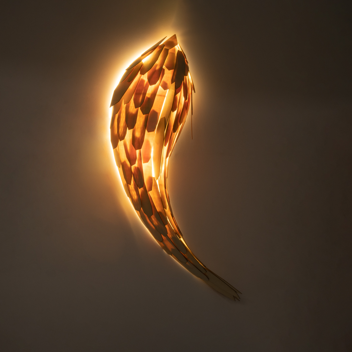 GloboStar® GOURAMI 02358 Boho Επιτοίχιο Φωτιστικό Απλίκα Μονόφωτο 1 x E27 IP20 Μπεζ Ξύλο - Μ64 x Π21 x Υ16cm 4 GloboStar® GOURAMI 02358 Boho Επιτοίχιο Φωτιστικό Απλίκα Μονόφωτο 1 x E27 IP20 Μπεζ Ξύλο - Μ64 x Π21 x Υ16cm - Image 2