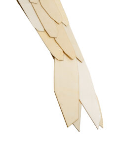 GloboStar® GOURAMI 02359 Boho Επιτοίχιο Φωτιστικό Απλίκα Μονόφωτο 1 x E27 IP20 Μπεζ Ξύλο - Μ98 x Π33 x Υ22.5cm 13 02359 7