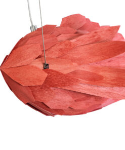 GLOBOSTAR® GOURAMI 02360 Μοντέρνο Κρεμαστό Φωτιστικό Οροφής με Ντουί 1 x E27 AC 220-240V IP20 - Κόκκινο - Μ70 x Π40 x Υ27cm 18 02360 7