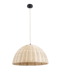 GLOBOSTAR® MONTANA 02378 Boho Κρεμαστό Φωτιστικό Οροφής με Ντουί 1 x E27 AC 220-240V IP20 - Μπεζ - Μ50 x Π50 x Υ25cm 13 02378 4