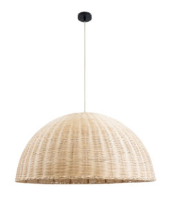 GLOBOSTAR® MONTANA 02379 Boho Κρεμαστό Φωτιστικό Οροφής με Ντουί 1 x E27 AC 220-240V IP20 - Μπεζ - Μ80 x Π80 x Υ40cm 13 02379 4