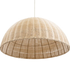 GLOBOSTAR® MONTANA 02379 Boho Κρεμαστό Φωτιστικό Οροφής με Ντουί 1 x E27 AC 220-240V IP20 - Μπεζ - Μ80 x Π80 x Υ40cm 15 02379 6