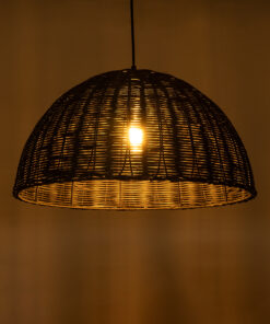 Alternative view of GLOBOSTAR® MONTANA 02383 Boho Κρεμαστό Φωτιστικό Οροφής με Ντουί 1 x E27 AC 220-240V IP20 - Μαύρο - Μ50 x Π50 x Υ25cm