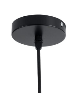 GLOBOSTAR® MONTANA 02383 Boho Κρεμαστό Φωτιστικό Οροφής με Ντουί 1 x E27 AC 220-240V IP20 - Μαύρο - Μ50 x Π50 x Υ25cm 18 02383 9