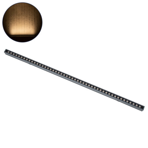 GloboStar® GLOBOSTAR® DIGI-BAR 90211 Ψηφιακή Pixel Addressable Facade Μπάρα LED 12W 840lm 45° DC 24V Αδιάβροχο IP65 8 x Pixel Θερμό Λευκό 2700K DMX512 Dimmable SPI/TTL Protocol IC UCS512C4 - Γκρι Ανθρακί - Μ100 x Π3.5 x Υ3.2cm - 3 Χρόνια Εγγύηση