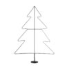 GloboStar® GLOBOSTAR® XMAS-TREE-BIG Χριστουγεννιάτικο Διακοσμητικό Φωτιστικό LED 27.3W 1092lm 360° AC 220-240V Αδιάβροχο IP65 Θερμό Λευκό 2700K  - Μαύρο & Διάφανο - Μ134 x Π25 x Υ188cm - 2 Χρόνια Εγγύηση
