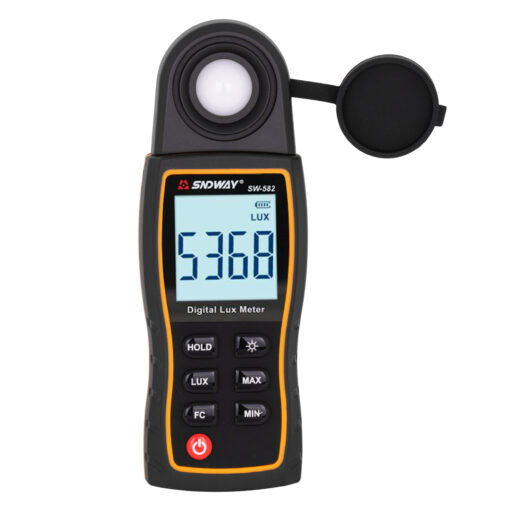 GloboStar® GloboStar® 79983 Ψηφιακός Μετρητής Έντασης Φωτισμού SNDWAY SW-582 με έλεγχο 0 έως 200000 lux