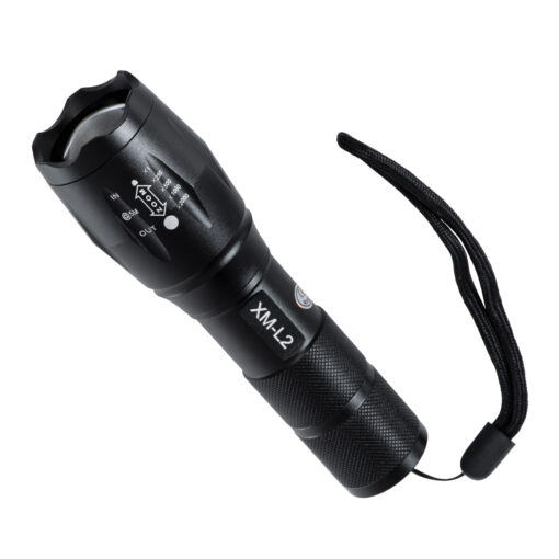 GloboStar® GLOBOSTAR® HANDLAMP 79041 Φακός Χειρός LED 10W 1000lm 5~60° DC 5V με Επαναφορτιζόμενη Μπαταρία Li-ion 3.7V 1x18650 3000mAh IP20 Ψυχρό Λευκό 6000K - CREE XML2-T6 Chip - Μ13.5 x Π4 x Υ4cm - 1 Χρόνο Εγγύηση