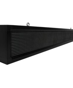 GloboStar® GLOBOSTAR®DISPLAY 90262 Κυλιόμενη Ψηφιακή Επιγραφή P10 Μονής Όψης LED AC 220-240V Αδιάβροχο IP54 Πράσινο - WiFi Control μέσω FK APP - Αισθητήρας Θερμοκρασίας & Υγρασίας - Μ168 x Π9 x Υ24cm - 2 Χρόνια Εγγύηση