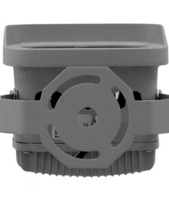 GLOBOSTAR® FLOOD-XENA 05021 Προβολέας Σποτ Wall Washer LED 24W 2400lm 10° AC 24V Αδιάβροχο IP65 RGB - Anthracite Grey - L13.5 x W11 x H15cm - 3 Years Warranty 12 05021 6