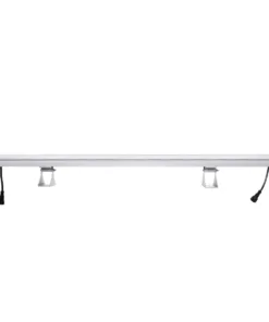 GLOBOSTAR® WASHER-MOZA 05114 Μπάρα Φωτισμού Wall Washer LED 48W 4800lm 10-30° DC 24V Αδιάβροχο IP66 RGB Dimmable - Γκρι Ανθρακί - Μ100 x Π6.5 x Υ6.6cm - 3 Χρόνια Εγγύηση 10 05114 3