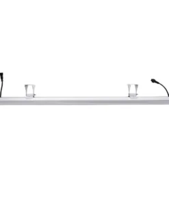 GLOBOSTAR® WASHER-MOZA 05114 Μπάρα Φωτισμού Wall Washer LED 48W 4800lm 10-30° DC 24V Αδιάβροχο IP66 RGB Dimmable - Γκρι Ανθρακί - Μ100 x Π6.5 x Υ6.6cm - 3 Χρόνια Εγγύηση 11 05114 4