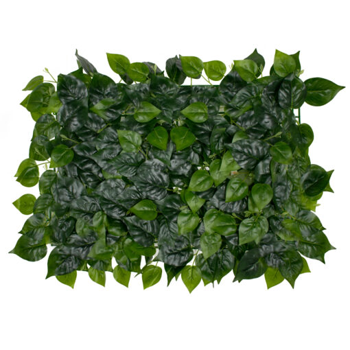 GloboStar® GloboStar® 78404 Artificial - Συνθετικό Τεχνητό Διακοσμητικό Πάνελ Φυλλωσιάς - Κάθετος Κήπος Φυλλόδεντρο Πράσινο Μ60 x Υ40 x Π4cm