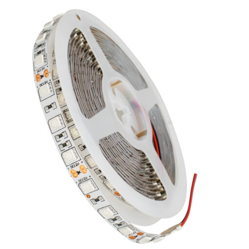 GloboStar® GLOBOSTAR® LUMAR 70028 Ταινία LED 14.4W/m 864lm/m 120° DC 12V IP20 60 x SMD5050 Chip/m Μωβ Ultraviolet Dimmable - Μ500 x Π1 x Υ0.2cm - Ρολό 5 Μέτρων - 5 Χρόνια Εγγύηση