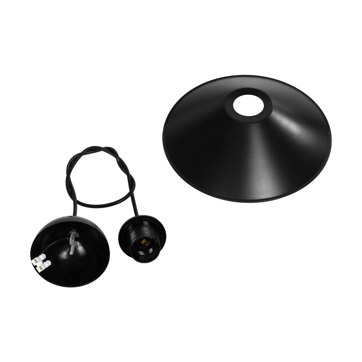 GLOBOSTAR® FONTE 203-0080 Μοντέρνο Κρεμαστό Φωτιστικό Οροφής με Ντουί 1 x E27 AC 220-240V IP20 - Μαύρο - Μ30 x Π30 x Υ15cm 11 GLOBOSTAR® FONTE 203-0080 Μοντέρνο Κρεμαστό Φωτιστικό Οροφής με Ντουί 1 x E27 AC 220-240V IP20 - Μαύρο - Μ30 x Π30 x Υ15cm - Image 10