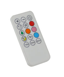 Επαναφορτιζόμενο Διακοσμητικό Ανάγλυφο Φωτιστικό Αφής 3D Moon 20cm RGBW Ντιμαριζόμενο με Ασύρματο Χειριστήριο GloboStar 07030 15 06