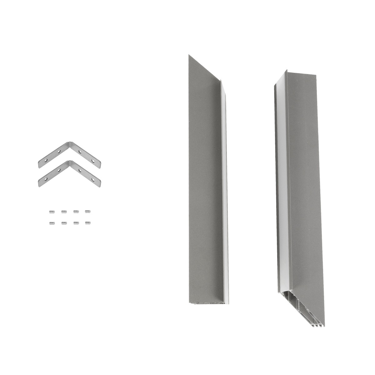 GLOBOSTAR® ALP-CORNER-IN90 RECESSA 61793 Χωνευτό Προφίλ Αλουμινίου Γωνία με Λευκό Γαλακτερό Πατητό Κάλυμμα για Ταινίες LED IP20 - Γκρι Ανθρακί Ματ - Μ30 x Π3.5 x Υ4cm 8 GLOBOSTAR® ALP-CORNER-IN90 RECESSA 61793 Χωνευτό Προφίλ Αλουμινίου Γωνία με Λευκό Γαλακτερό Πατητό Κάλυμμα για Ταινίες LED IP20 - Γκρι Ανθρακί Ματ - Μ30 x Π3.5 x Υ4cm - Image 7