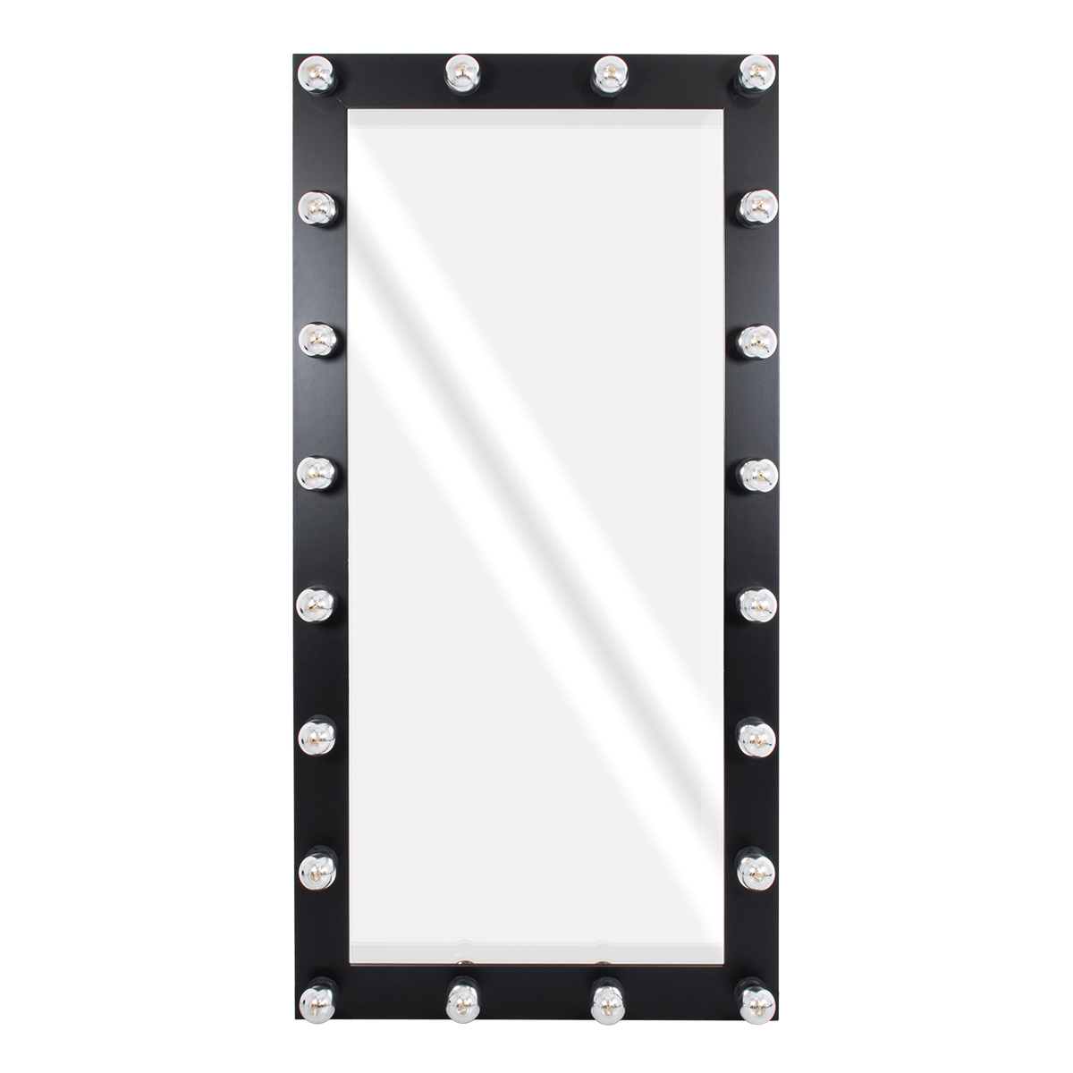 GloboStar® MAKEUP MIRROR-160x80-5 Μοντέρνος Καθρέπτης Μακιγιάζ με Πλαίσιο Φυσικού Ξύλου με Διακόπτη On/Off 20 x E27 AC220-240V - Μ80 x Π7 x Υ160cm - Μαύρος Έβενος 3 GloboStar® MAKEUP MIRROR-160x80-5 Μοντέρνος Καθρέπτης Μακιγιάζ με Πλαίσιο Φυσικού Ξύλου με Διακόπτη On/Off 20 x E27 AC220-240V - Μ80 x Π7 x Υ160cm - Μαύρος Έβενος - Image 2